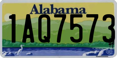 AL license plate 1AQ7573