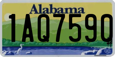 AL license plate 1AQ7590
