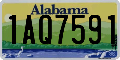 AL license plate 1AQ7591