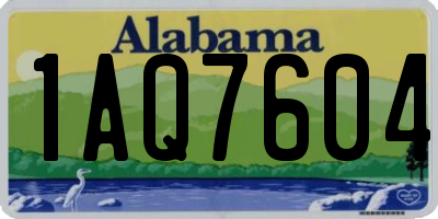 AL license plate 1AQ7604