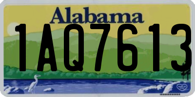 AL license plate 1AQ7613
