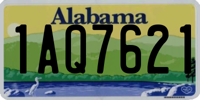 AL license plate 1AQ7621