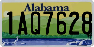 AL license plate 1AQ7628