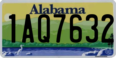 AL license plate 1AQ7632