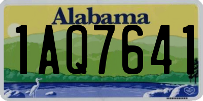 AL license plate 1AQ7641