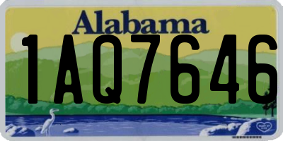 AL license plate 1AQ7646
