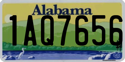 AL license plate 1AQ7656