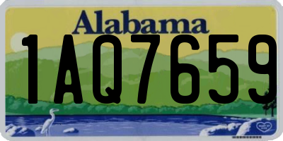 AL license plate 1AQ7659