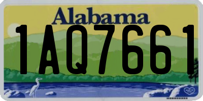 AL license plate 1AQ7661