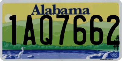 AL license plate 1AQ7662