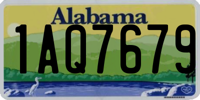 AL license plate 1AQ7679