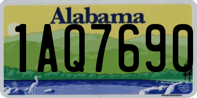 AL license plate 1AQ7690