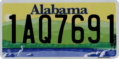 AL license plate 1AQ7691