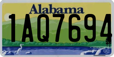 AL license plate 1AQ7694
