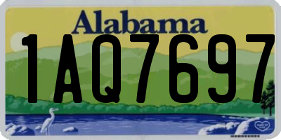 AL license plate 1AQ7697