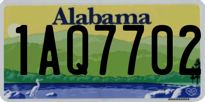 AL license plate 1AQ7702