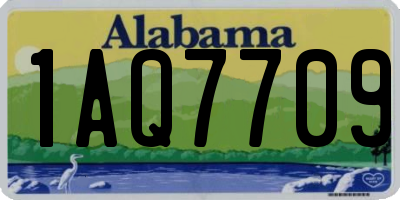 AL license plate 1AQ7709