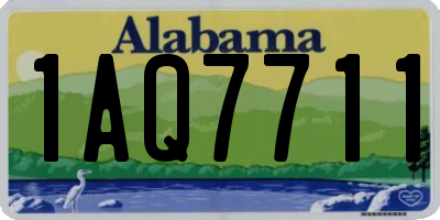AL license plate 1AQ7711