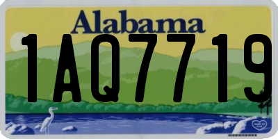 AL license plate 1AQ7719