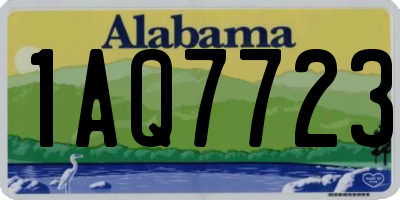 AL license plate 1AQ7723