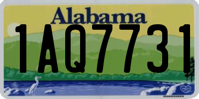 AL license plate 1AQ7731