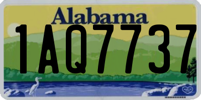 AL license plate 1AQ7737