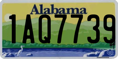AL license plate 1AQ7739