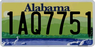 AL license plate 1AQ7751
