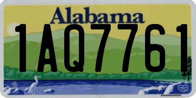 AL license plate 1AQ7761