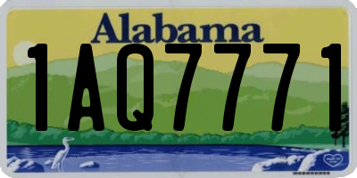 AL license plate 1AQ7771