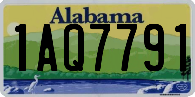 AL license plate 1AQ7791
