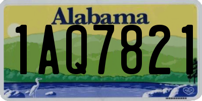 AL license plate 1AQ7821