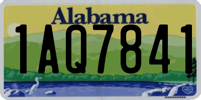 AL license plate 1AQ7841