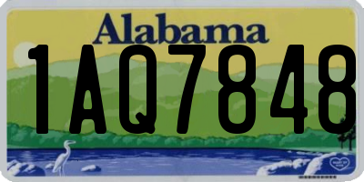 AL license plate 1AQ7848