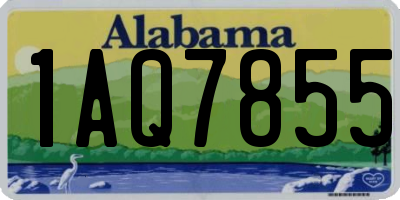 AL license plate 1AQ7855