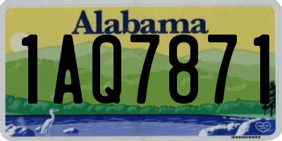 AL license plate 1AQ7871