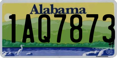 AL license plate 1AQ7873