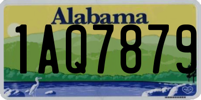 AL license plate 1AQ7879