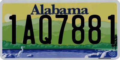 AL license plate 1AQ7881