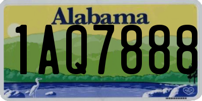 AL license plate 1AQ7888