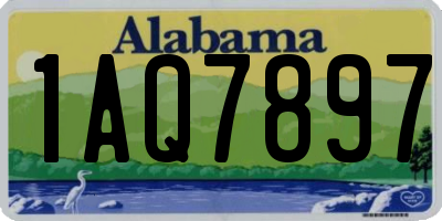 AL license plate 1AQ7897