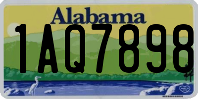 AL license plate 1AQ7898