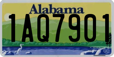 AL license plate 1AQ7901