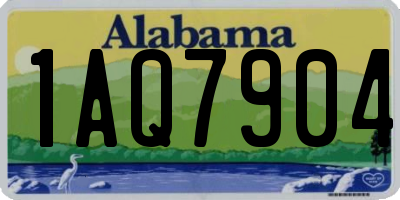 AL license plate 1AQ7904