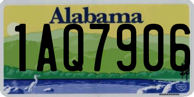 AL license plate 1AQ7906