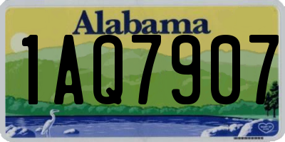 AL license plate 1AQ7907