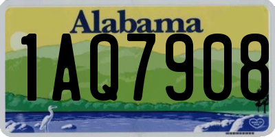 AL license plate 1AQ7908