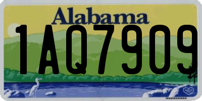 AL license plate 1AQ7909