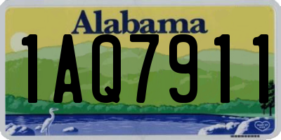 AL license plate 1AQ7911