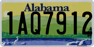 AL license plate 1AQ7912